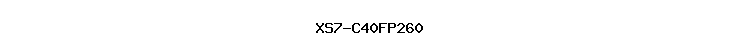 XS7-C40FP260