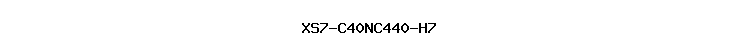 XS7-C40NC440-H7