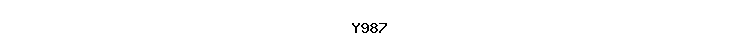 Y987